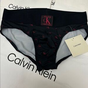 Calvin Klein | Brushed Microfiber Stretch Hip in black cK logo new